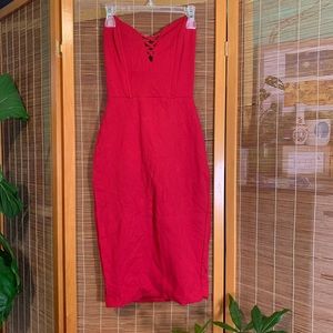 Xs Charlotte Russe pencil strapless dress